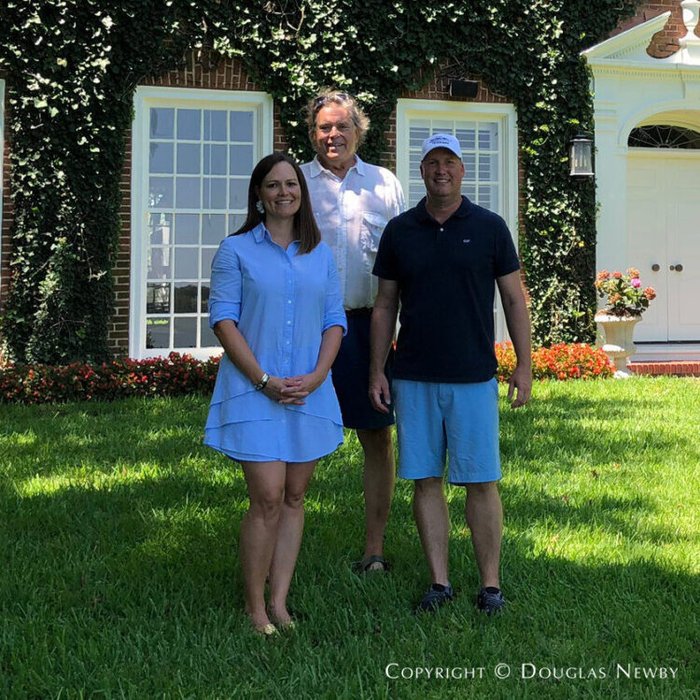 Megan and Bryan Fears with Douglas Newby