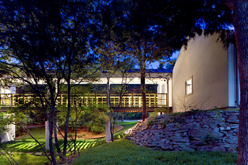 George Woo, FAIA, designed this post modern home