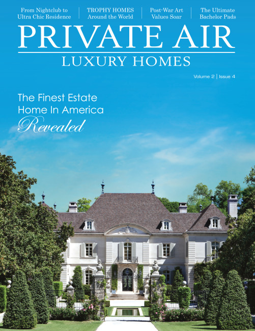 Private Air is a good example of national and international publications I worked with to bring attention to Dallas and the Crespi Hicks Estate.