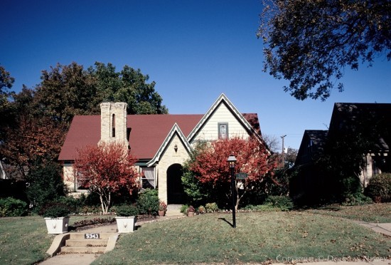 The Tudor cottage style was the prevalent preference of developers and homebuyers in the 1920s and 1930s