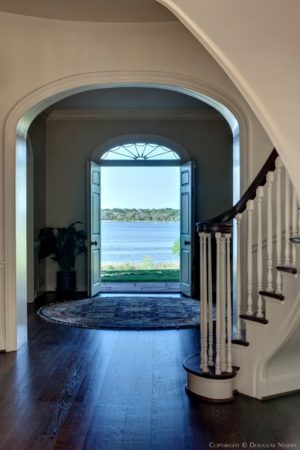 Modern architect Howard Meyer knew how to site a Georgian style home to capture the views of White Rock Lake.