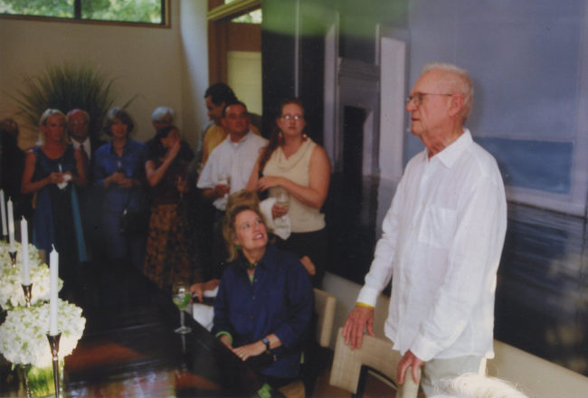 At the home of Heidi and Bill Dillon, Frank Welch discusses his approach and architectural point of view in an architectural series, Conversation Series: Great Architects. Great Homes.
