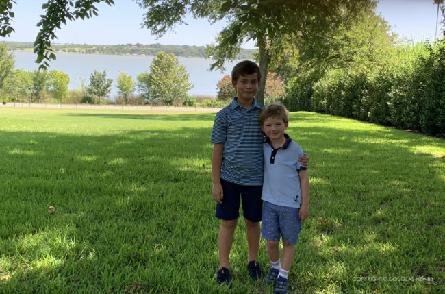 Brothers enjoy exploring White Rock Lake 