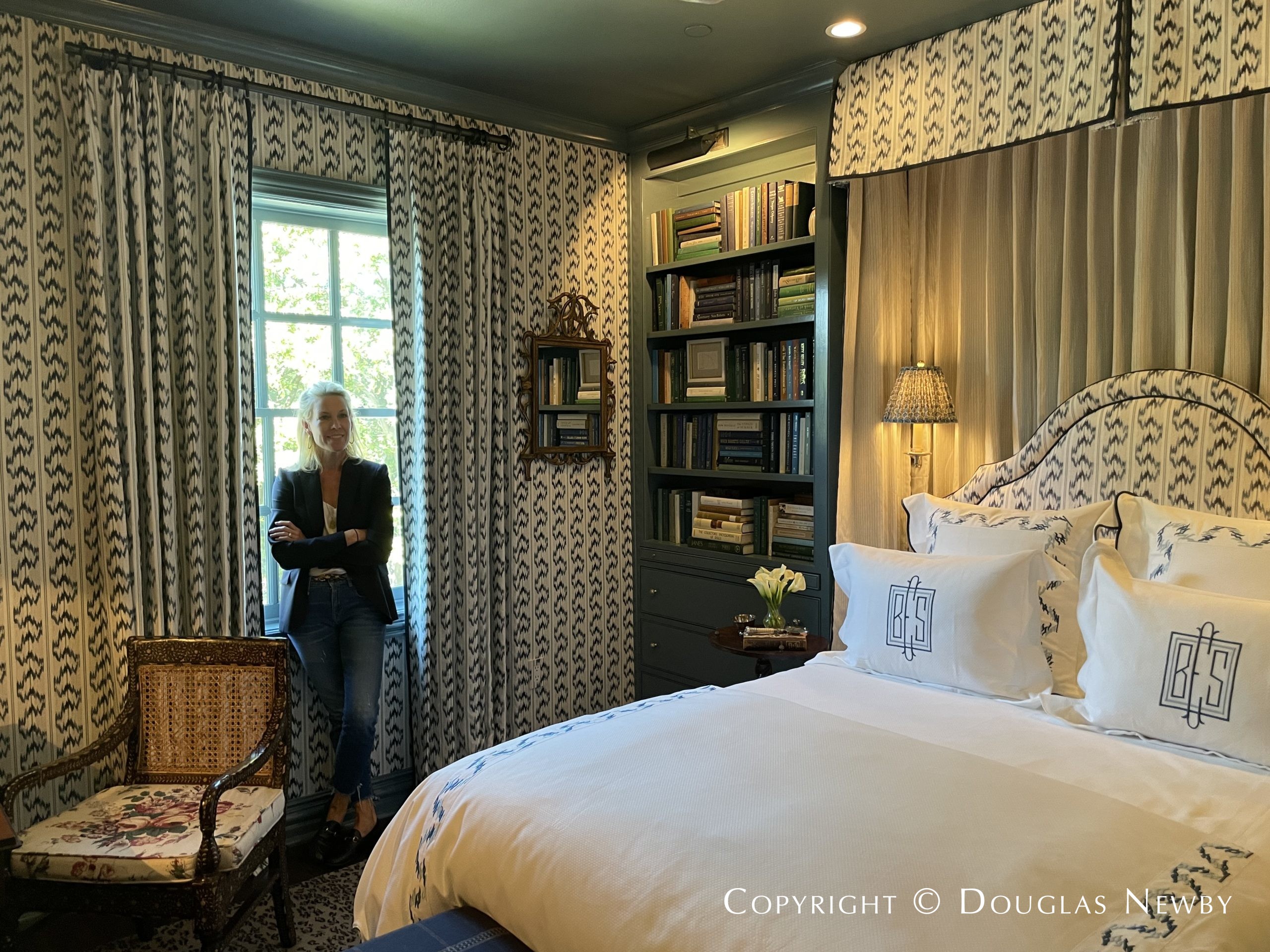 Meredith Ellis Designed Bedroom for Kips Bay Decorator Show House Dallas