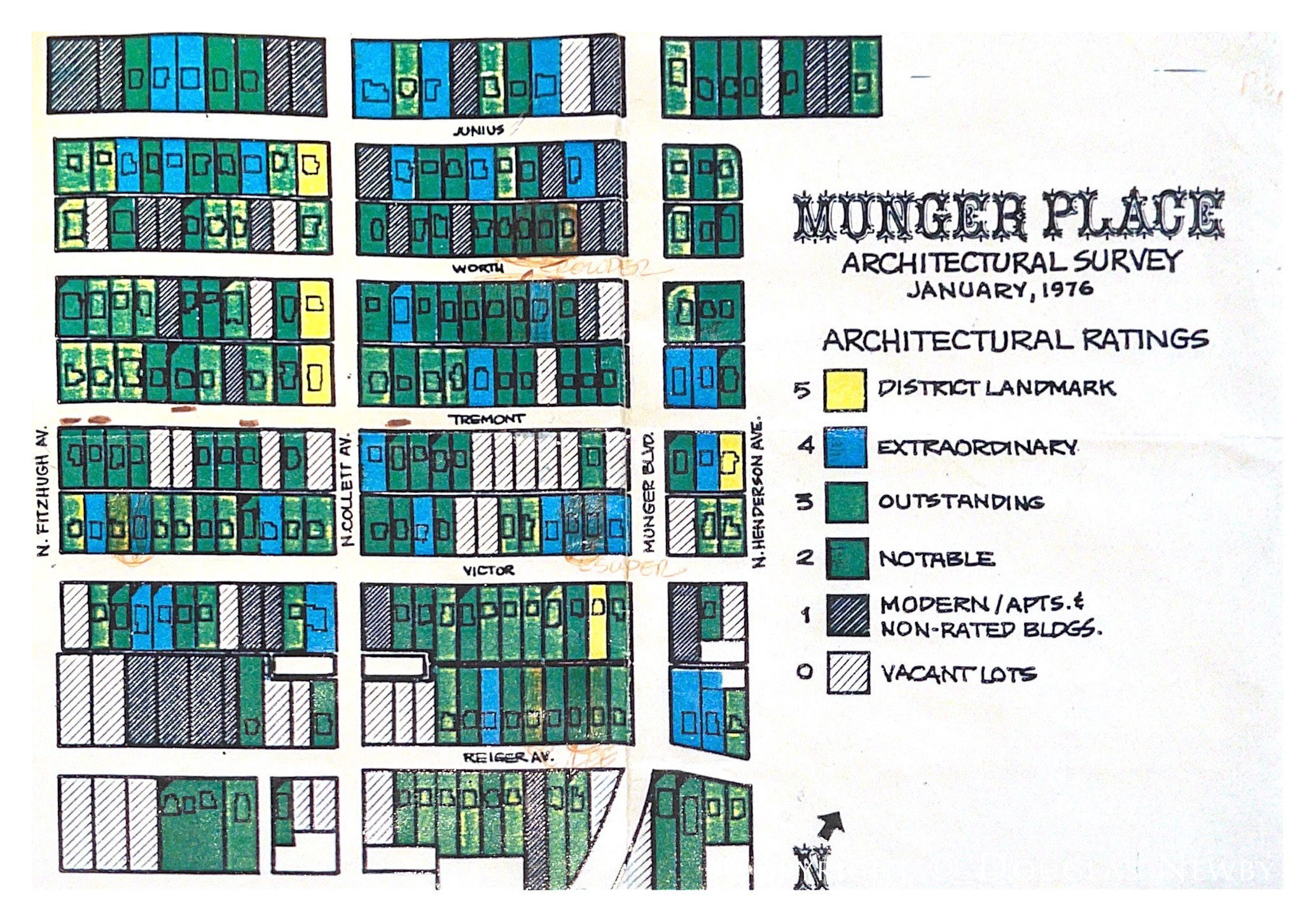 Munger Place architectural survey