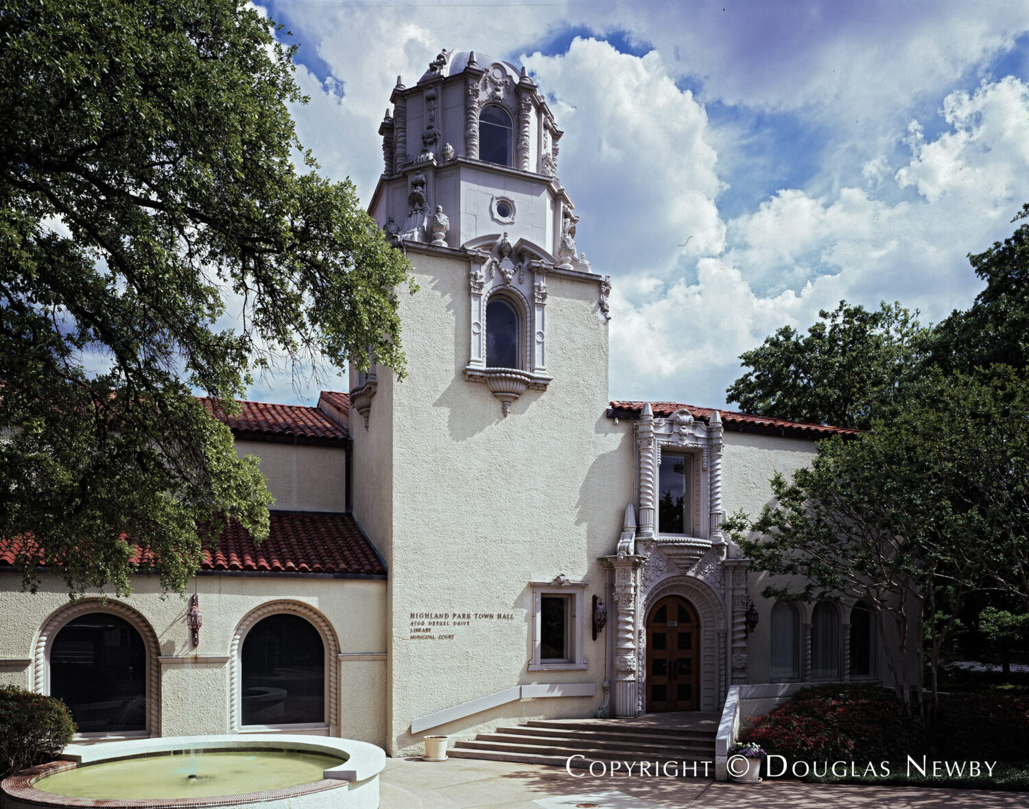 Architect designed townhall found in Highland Park, Texas
