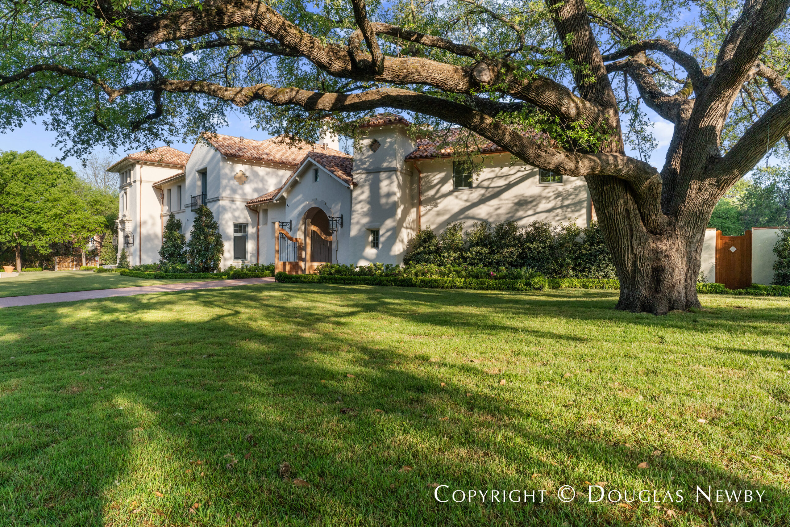 4400 Belfort Place in Highland Park is designed in the Spanish Revival style